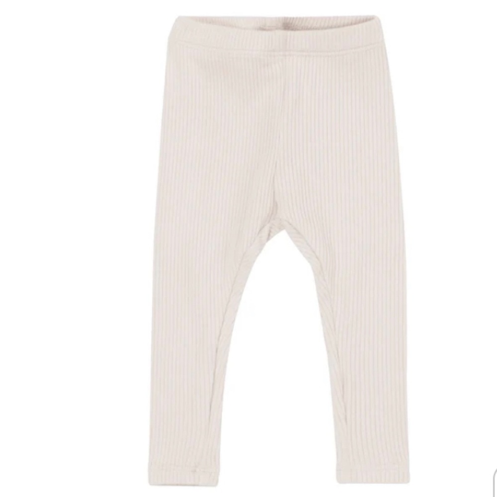 NWT Kyte Baby Ribbed Leggings in Oat